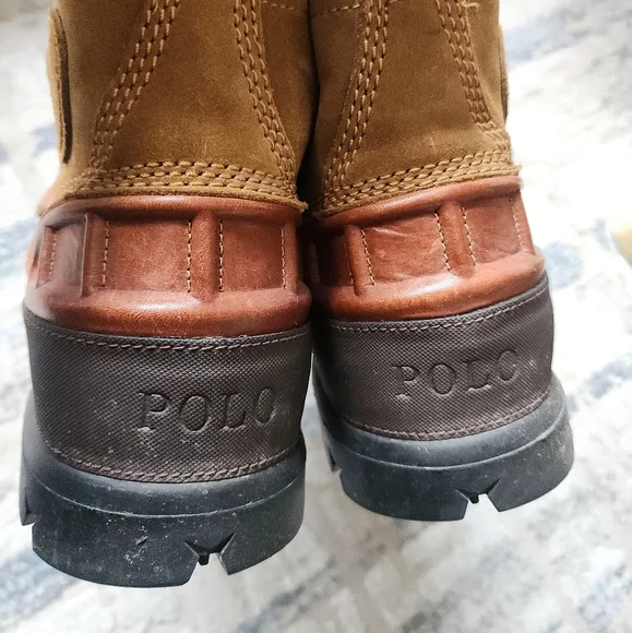 Polo Ralph Lauren Tan and Brown Rain Boots - Picture 7 of 8